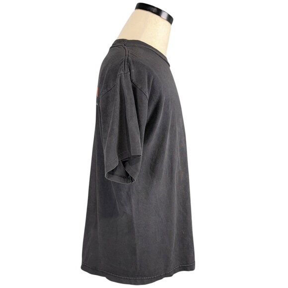 1997 Blue Grape Damned In Flames Graphic T-Shirt Black Preshrunk Cotton Mens L - Picture 7 of 11